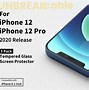 Image result for Cracked Glass Back of iPhone 12 Screen Protector