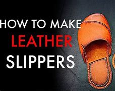 Image result for DIY Leather Slipper Pattern