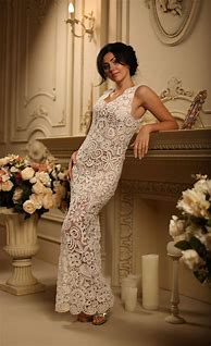 Image result for Angela in White Crochet Dress