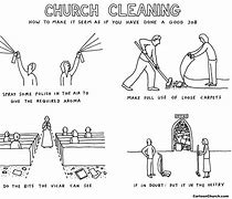 Image result for Clean Church Cartoons