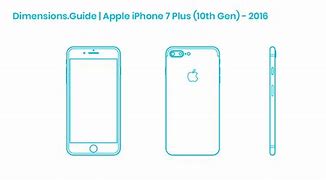 Image result for iPhone 7 Plus Dimensions