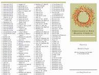 Image result for 1 Year Bible Chronological Reading