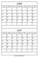 Image result for July to June Desk Calendar