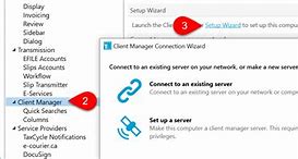 Image result for Client Setup Wizard