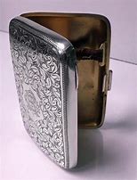 Image result for Antique Silver Cigarette Case