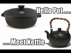 Image result for Pot Calling Kettle Black Clip Art