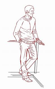 Image result for Man Standing Drawing