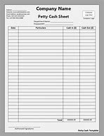 Image result for Printable Petty Cash Receipt Template