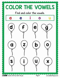 Image result for Long Vowels Coloring Worksheet