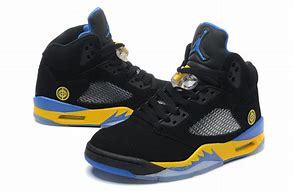 Image result for Jordan 5s Black