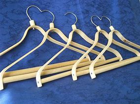 Image result for Wooden Coat Hangers