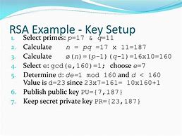 Image result for RSA Example