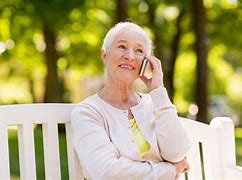 Image result for Senior with iPhone