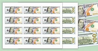Image result for 100 Printable Bill