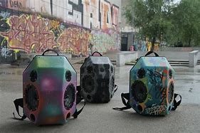 Image result for Wireless Boombox Backpack