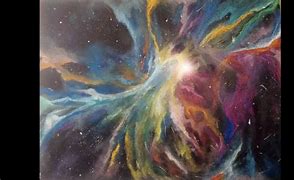 Image result for Oil Pastel Space
