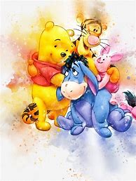 Image result for Watercolour Classic Winnie the Pooh