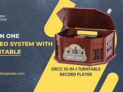 Image result for Portable Stareo with Turntable