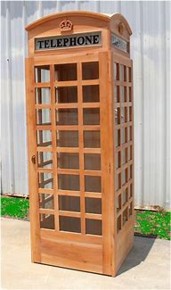 Image result for Old Wooden Phone booth