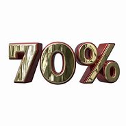 Image result for 70 Percent