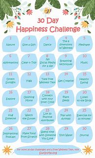 Image result for 30-Day Happiness Challenge Box