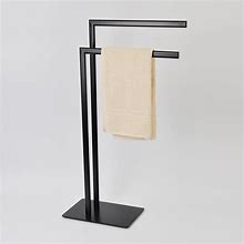 Image result for Black Hand Towel Holder Stand