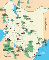 Image result for Kenya Parks Map