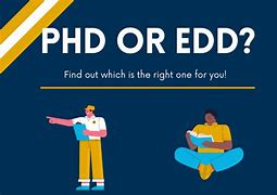 Image result for Ed or PhD