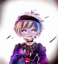 Image result for Anime Boy Rainbow Hair