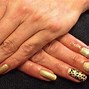 Image result for Gold Sparkle Gel Nail Polish