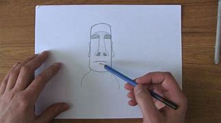 Image result for Easter Island Statue Drawing