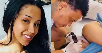 Image result for cardi b facial tattoos removed
