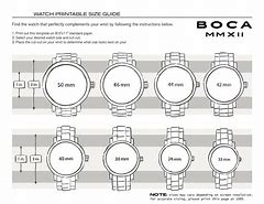 Image result for Watch Case Size Chart
