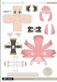 Image result for Papercraft Anime Box Template