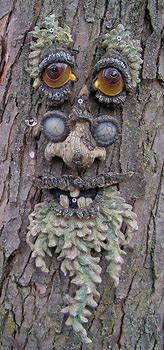 Image result for Scary Face Hidden in the Trees