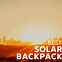 Image result for Solar Panel Backpacks