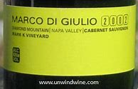 Image result for Marco Di Giulio Cabernet Sauvignon Pym Rae mount Veeder