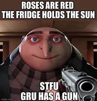 Image result for Gru Holding Gun Meme