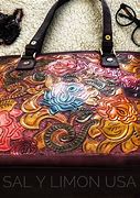 Image result for Painted Leather Purses