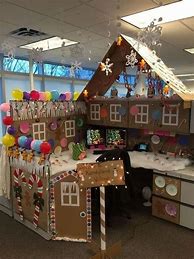 Image result for Office Desk Christmas Decorating Ideas