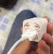 Image result for iPhone Charger Face Meme