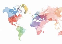 Image result for Kids World Map Colorful