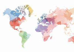 Image result for Colourful World Map