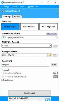 Image result for WiFi Hotspot Free Download for Windows 10