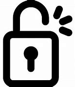 Image result for Unlocked Lock SVG