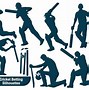 Image result for Cricket Player Outline