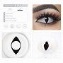 Image result for All White Contacts Halloween