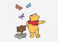 Image result for Winnie the Pooh Kissing Butterfly