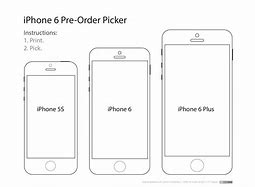 Image result for Life-Size iPhone 6 Template