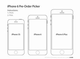 Image result for iPhone 6 Actual Size Template